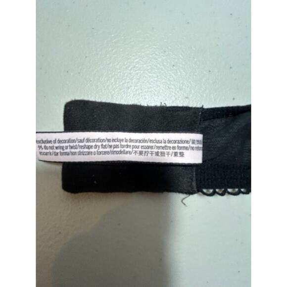 Victoria's Secret Dream Angels Black Lace Push Up Bra, 36DD/E80 - Picture 5 of 8